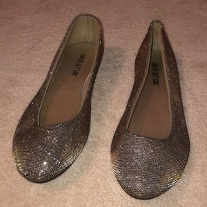 Holographic glitter flats